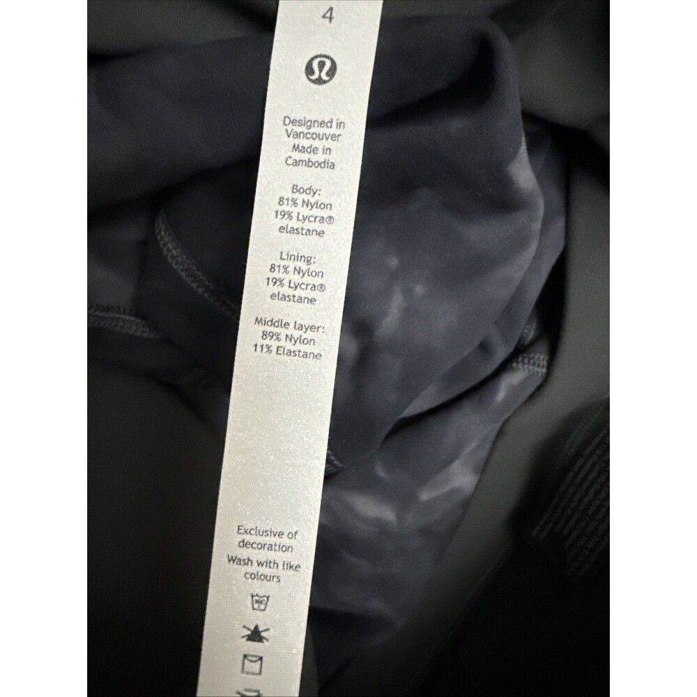 Lululemon Women’s Align Tank Top DDPG Diamond Dye Pitch Gray Size 4 New w/tag - Picture 5 of 5